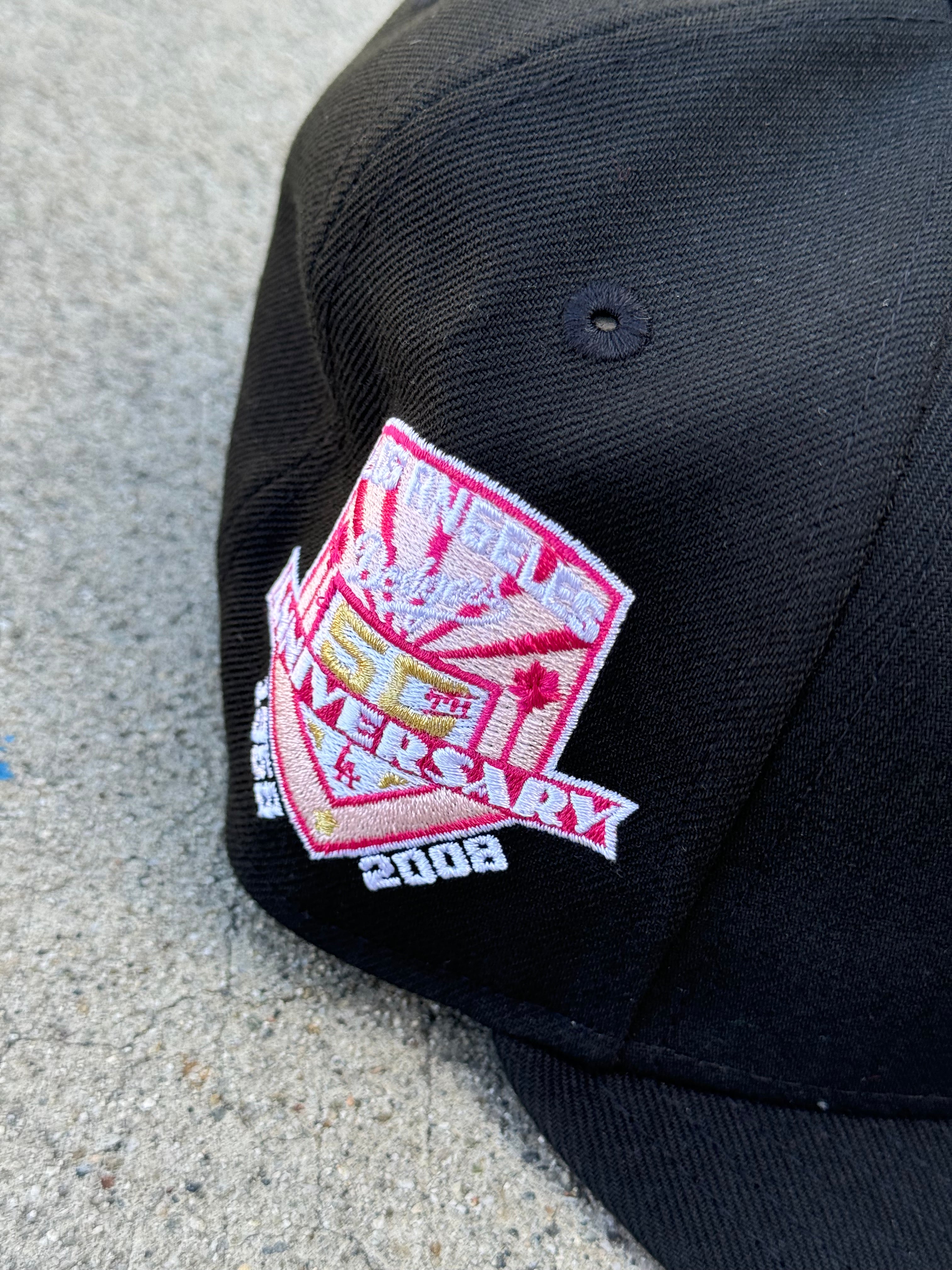 Los Angeles Dodgers Black Pink UV 50th Anniversary Patch