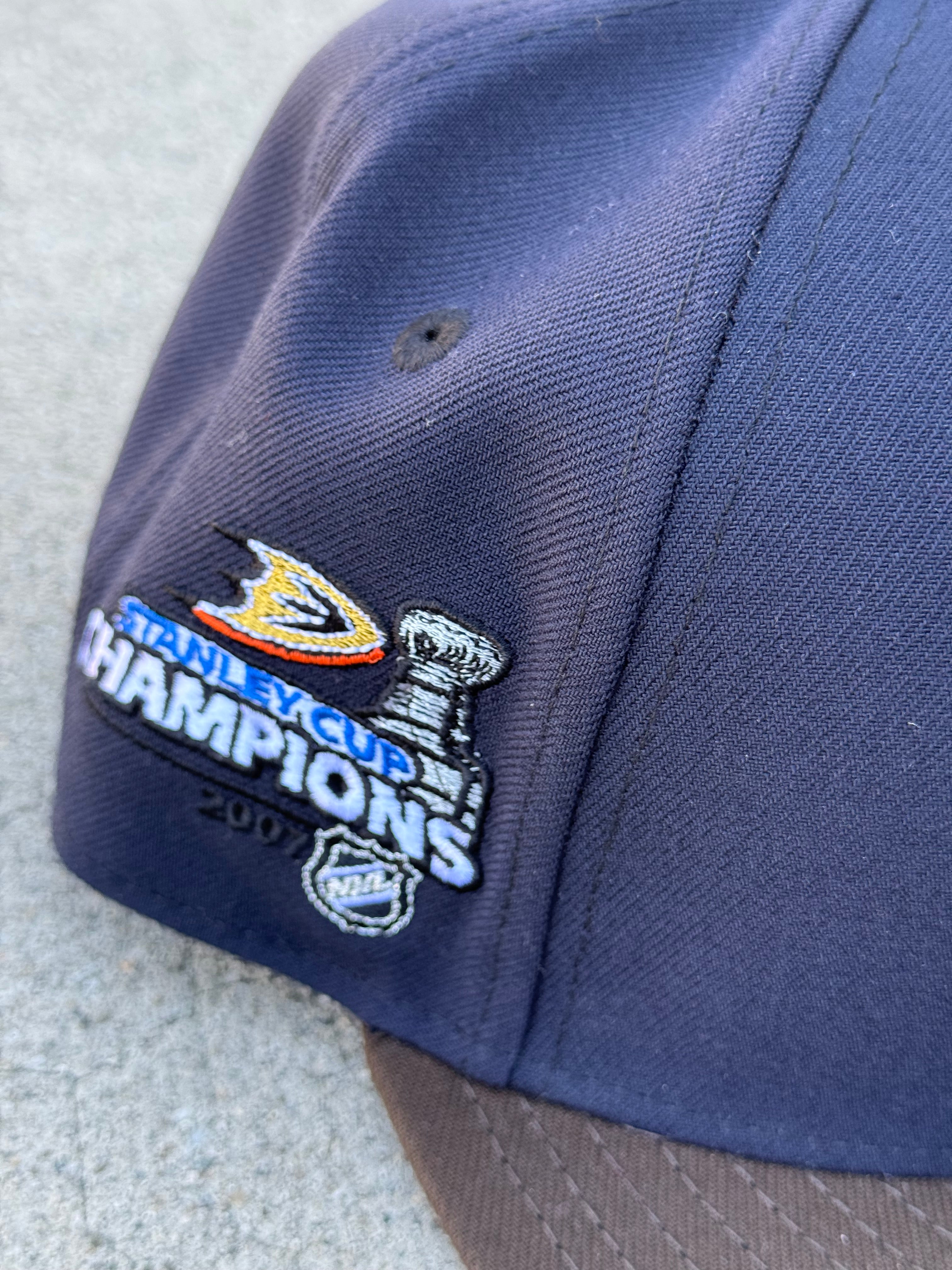 Anaheim Ducks 2Tone Navy Brown Grey UV Stanley 07 Stanley Patch