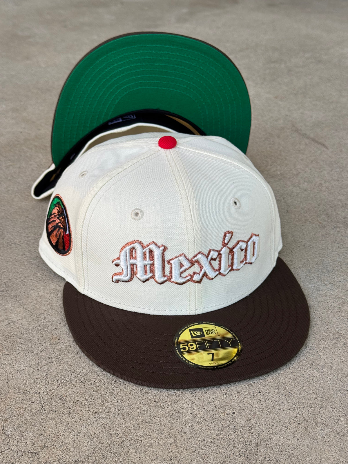 Mexico Script 2Tone Chrome Brown Green UV