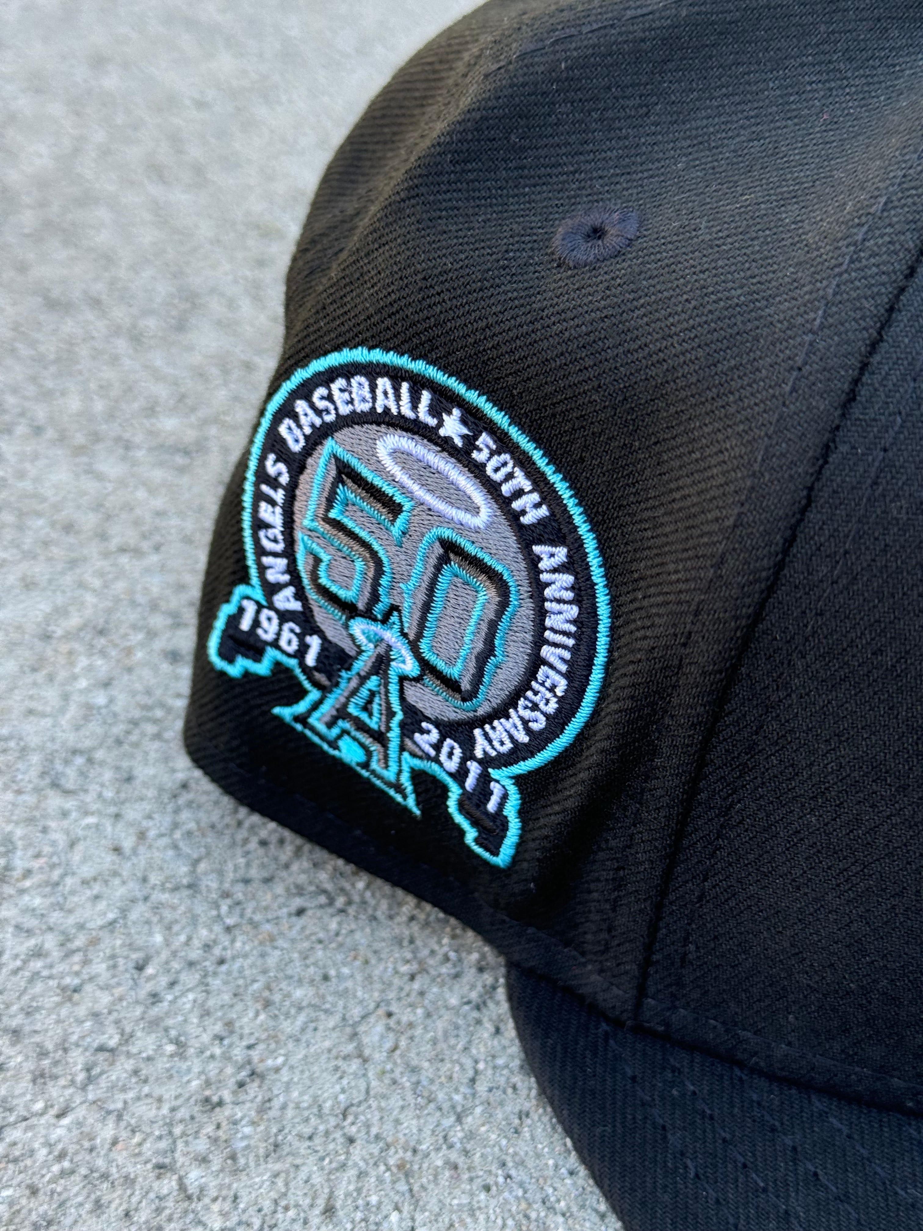 Anaheim Angels Black Teal UV 50th Patch