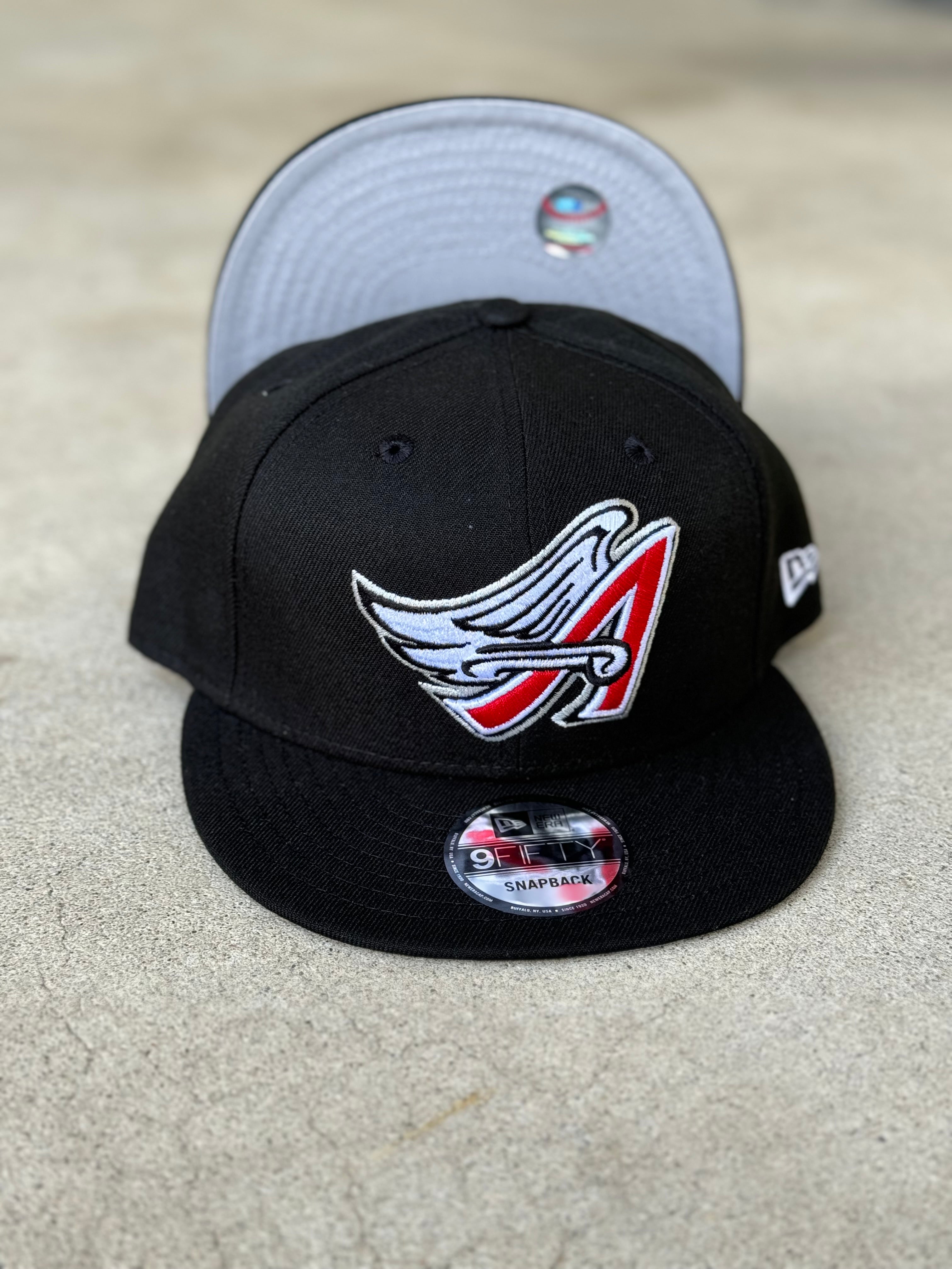Anaheim Angels Wing Black Snapback