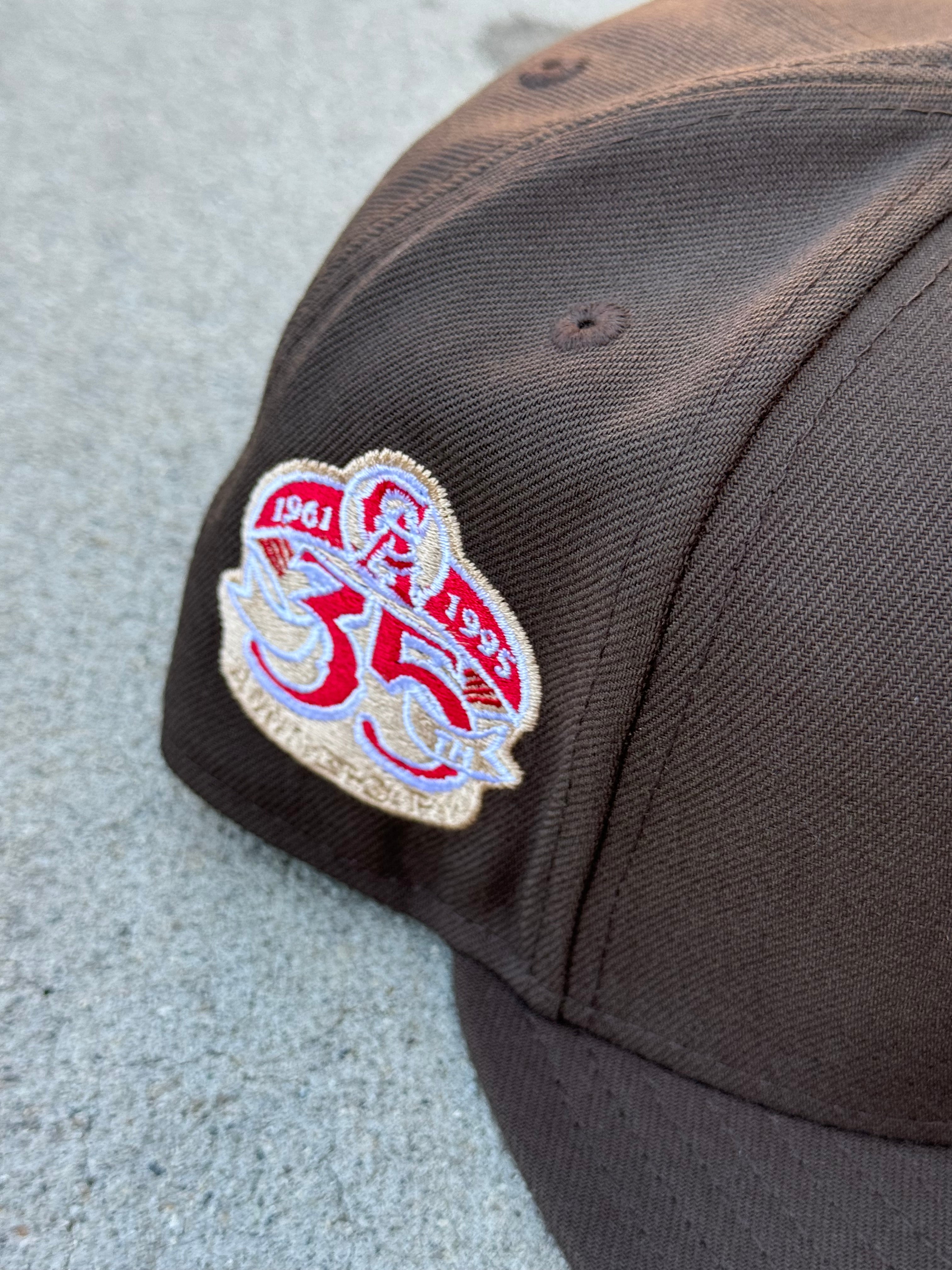 Anaheim Angels Lower Case a Red UV 35th Patch