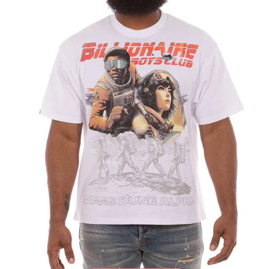 Billionaire Boys Club Tee BB Space Runner White
