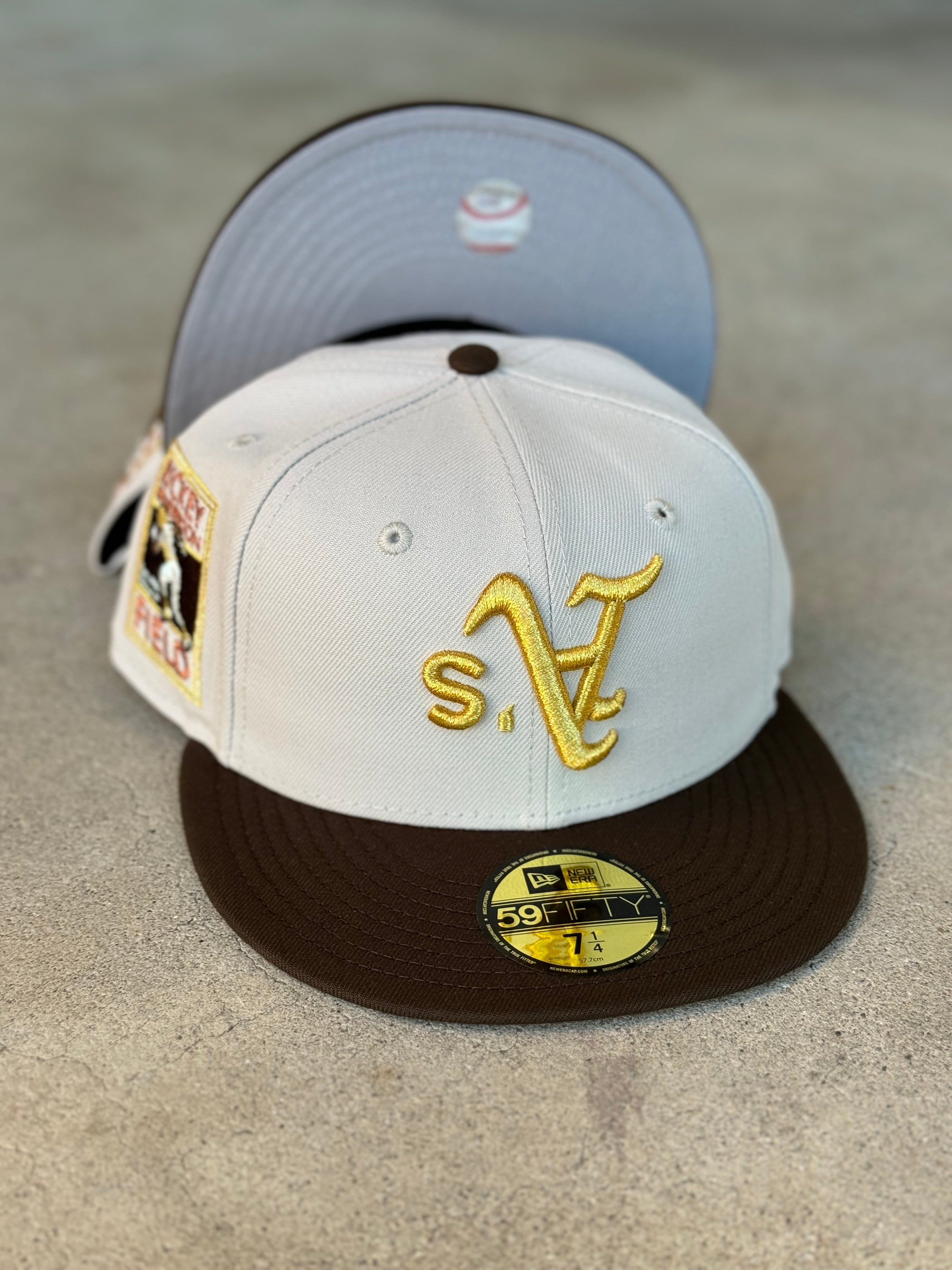 Oakland A's Upside Down 2-Tone Stone Brown Grey UV