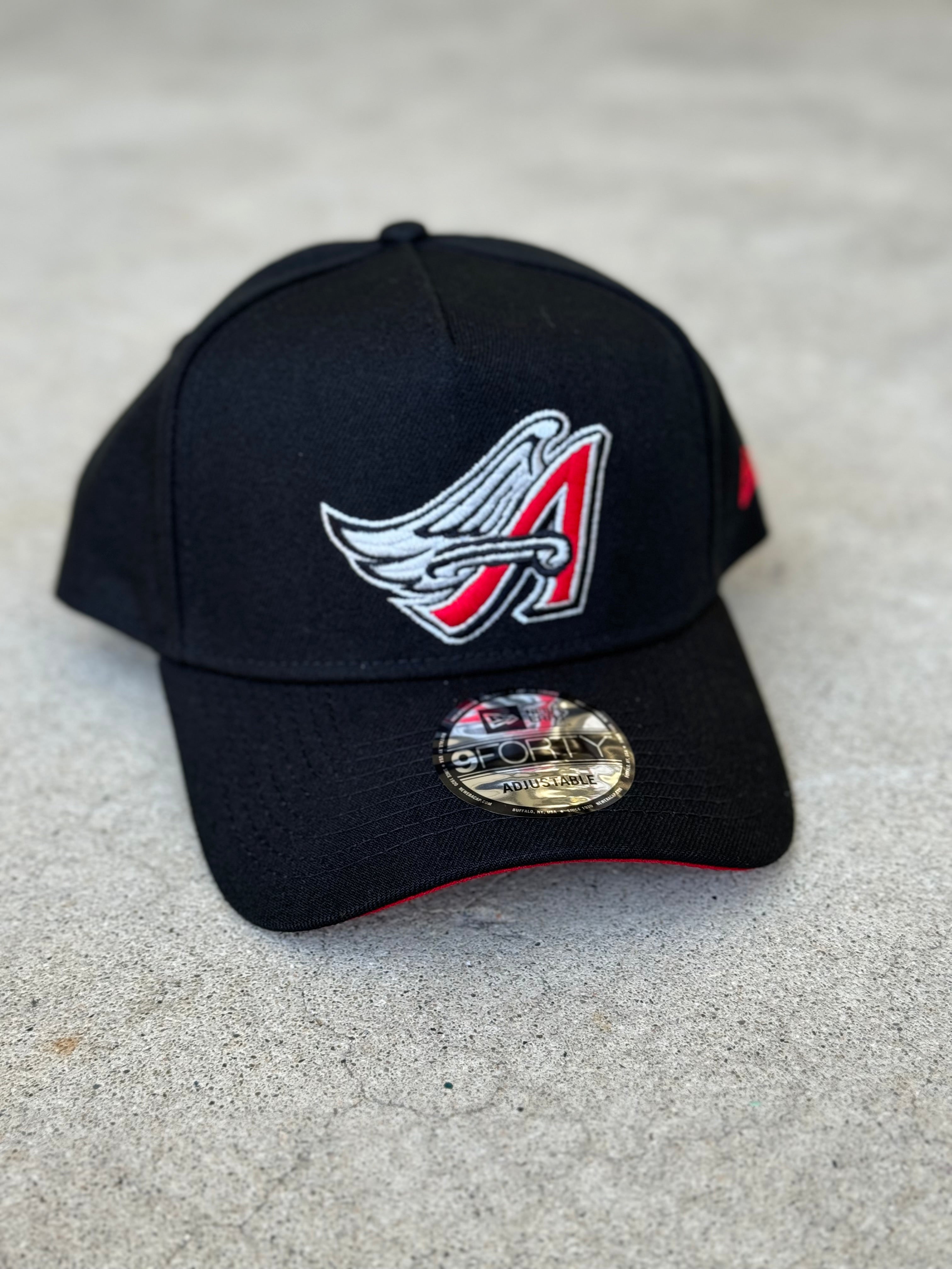 Anaheim Angels Wing Black With Red