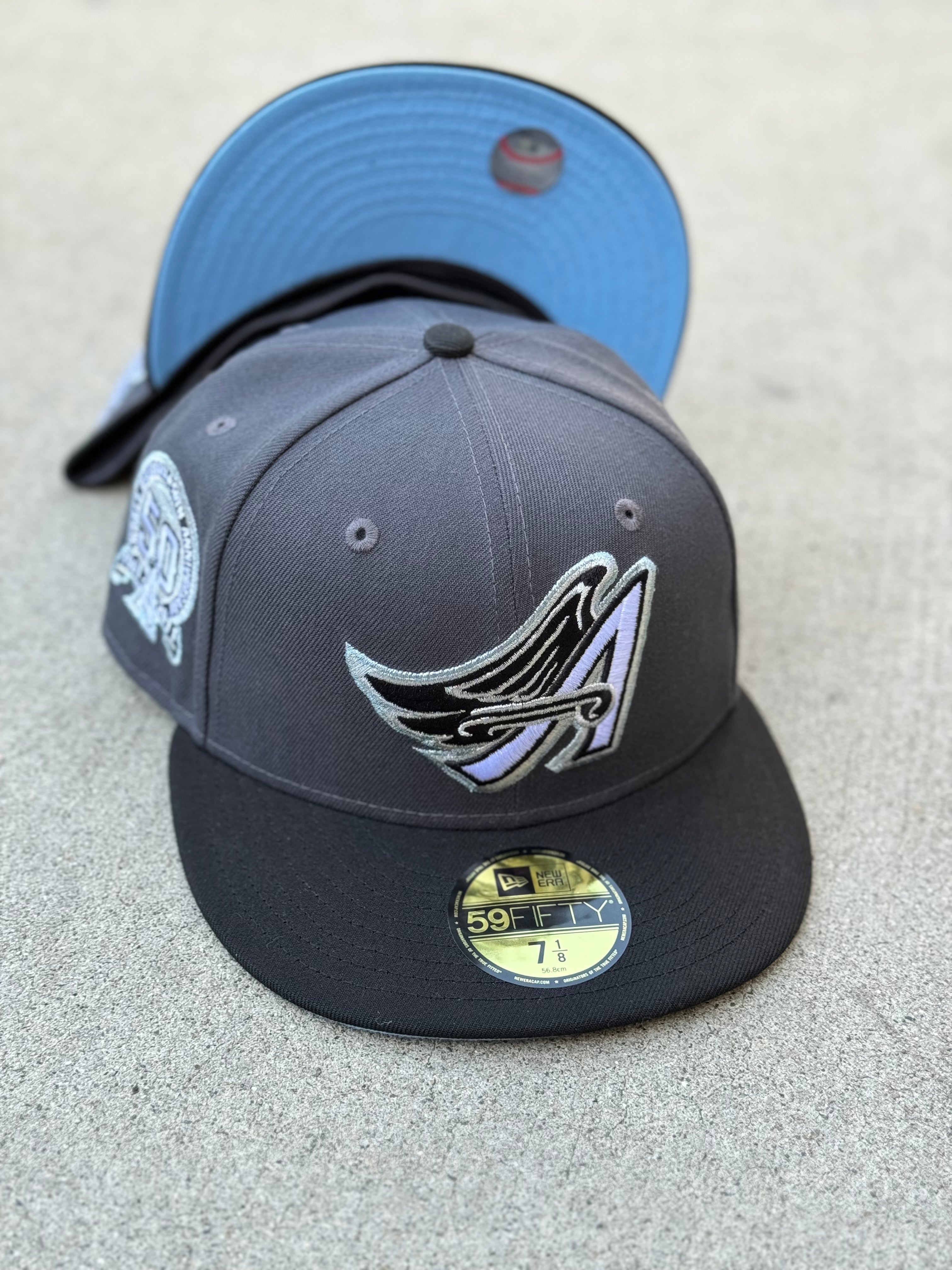 Anaheim Angels Wing 2Tone Gray Black Icy UV 50th Patch