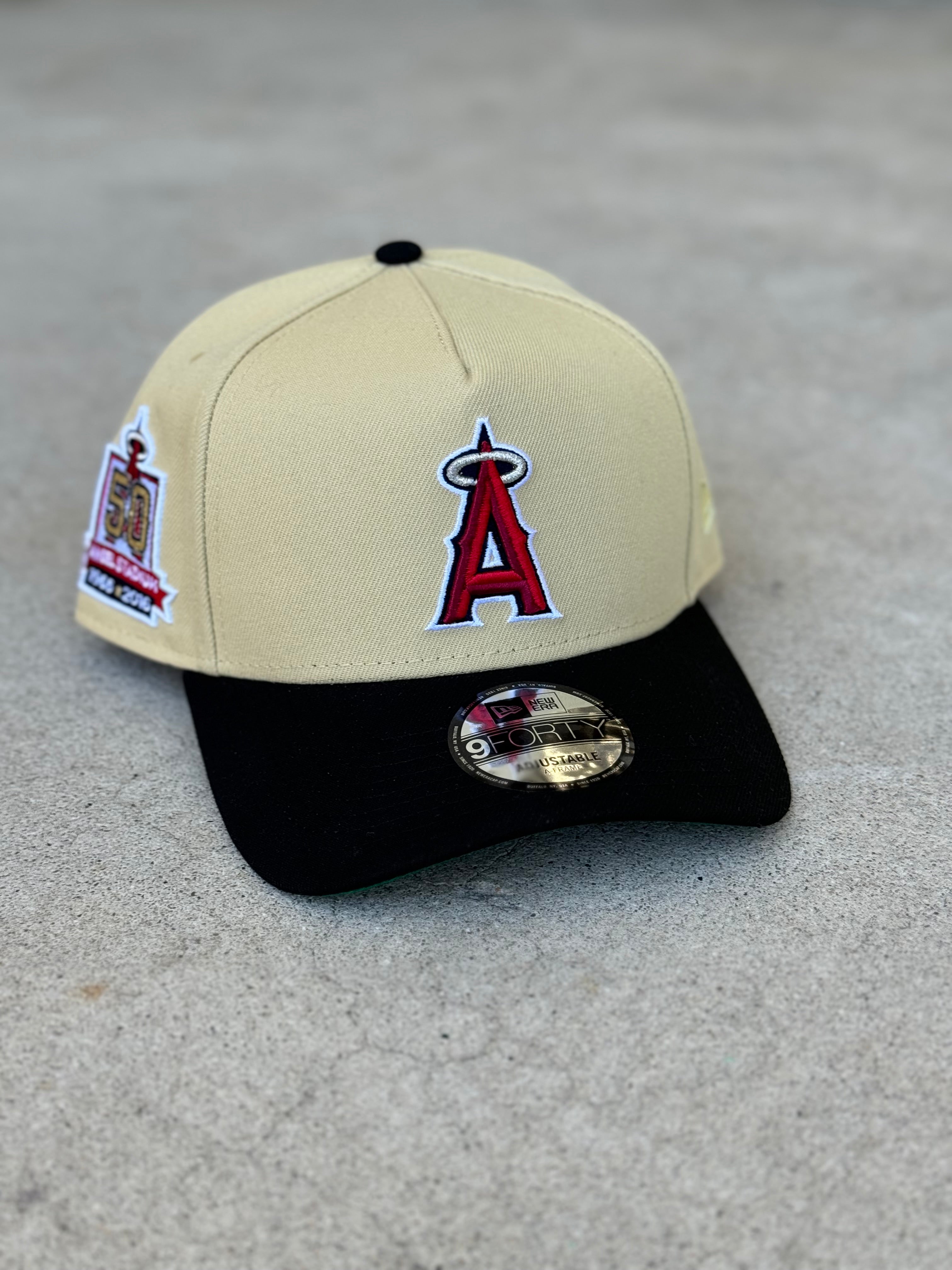 Anaheim Angels 2Tone Vegas Gold Black 50th Stadium
