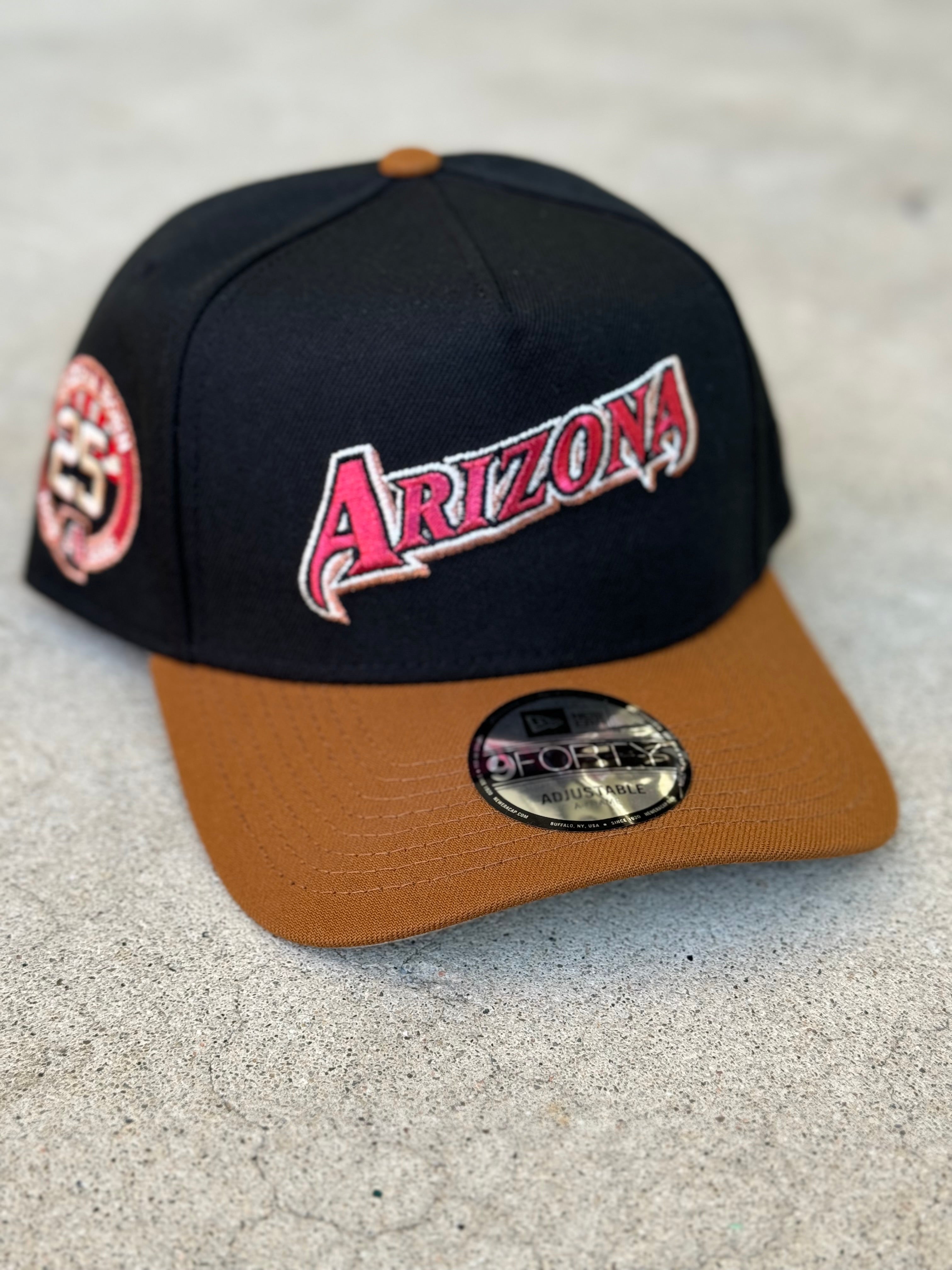 Arizona Diamondback Script  2-Tone Black Peanut 25th