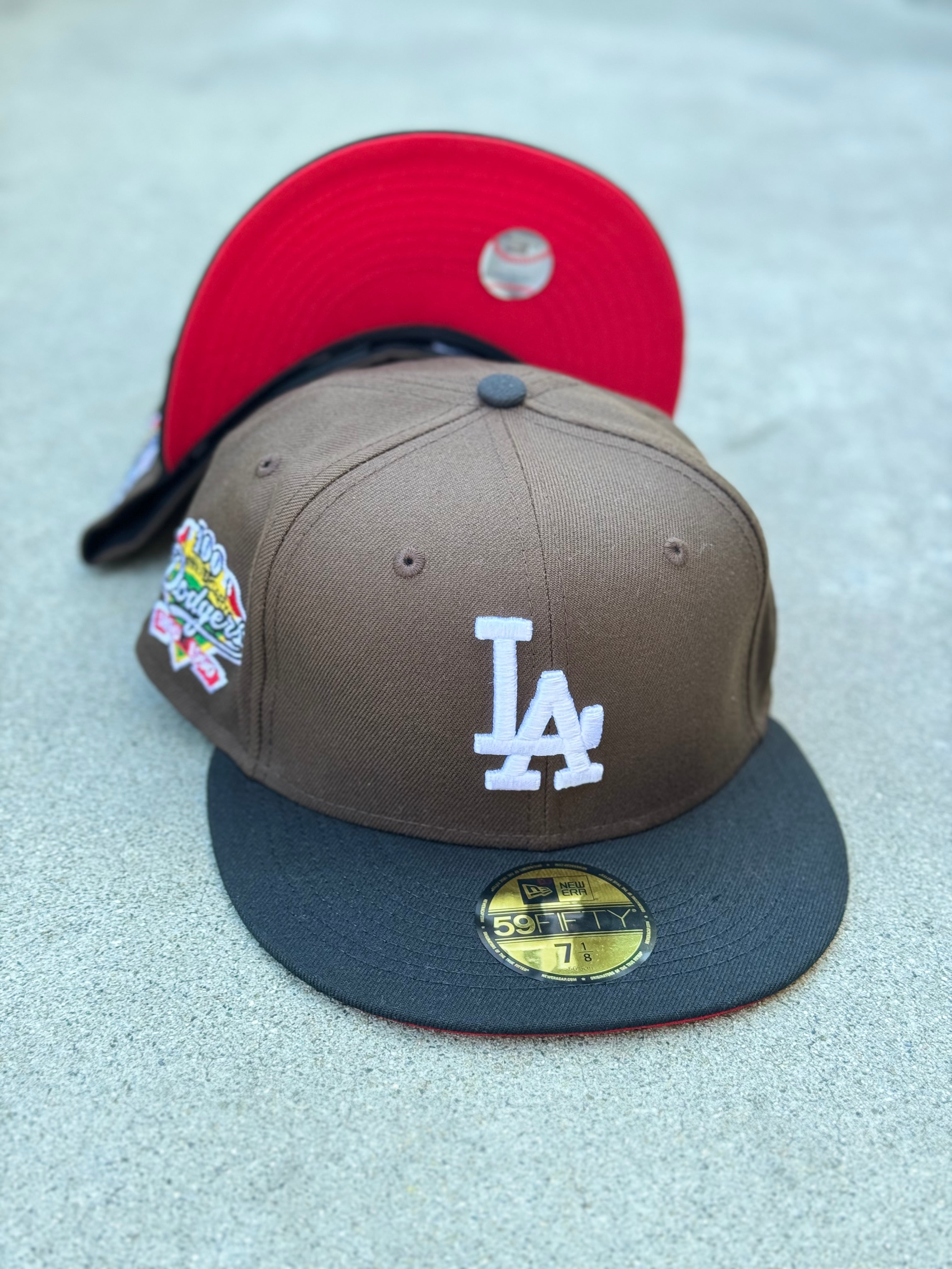 Los Angeles Dodgers Brown Black 2 Tone 100th Anniversary
