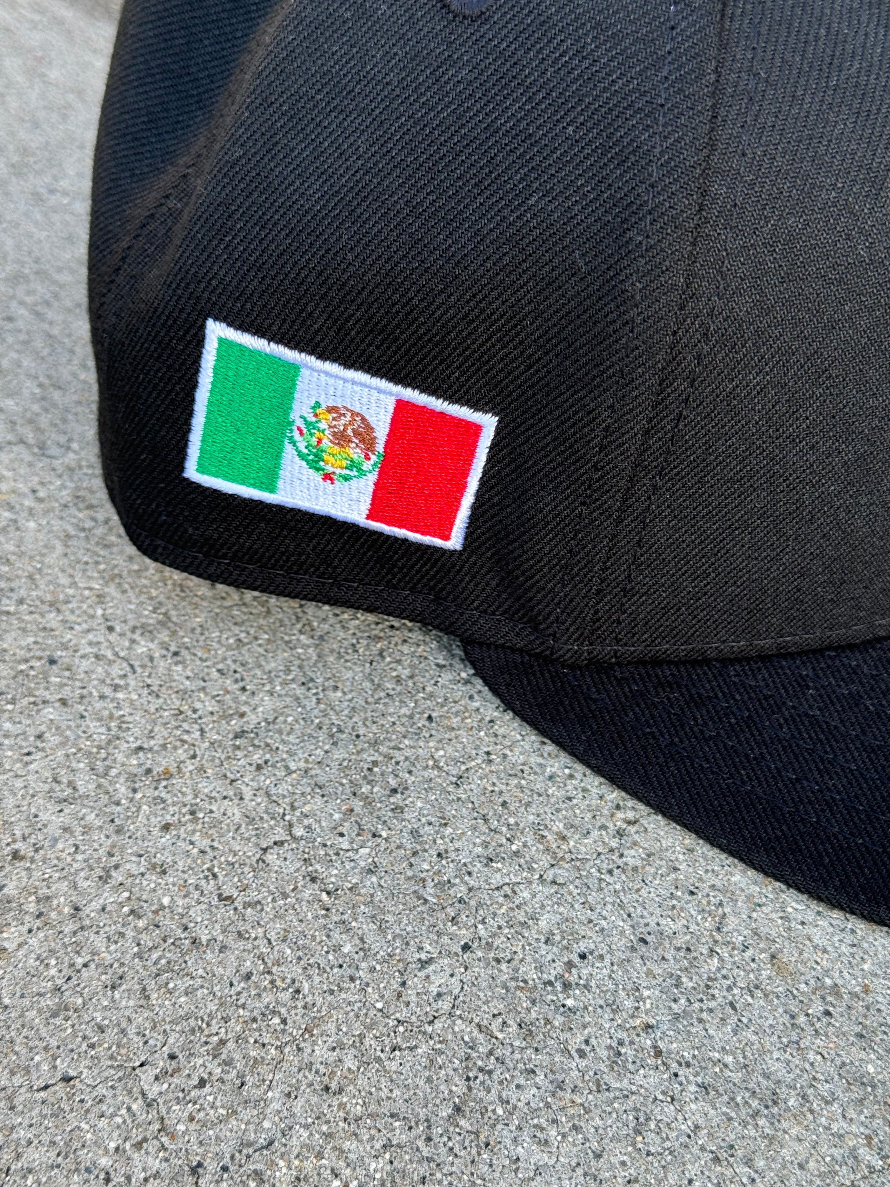 LA Dodgers Black Grey UV Mexico Flag Patch
