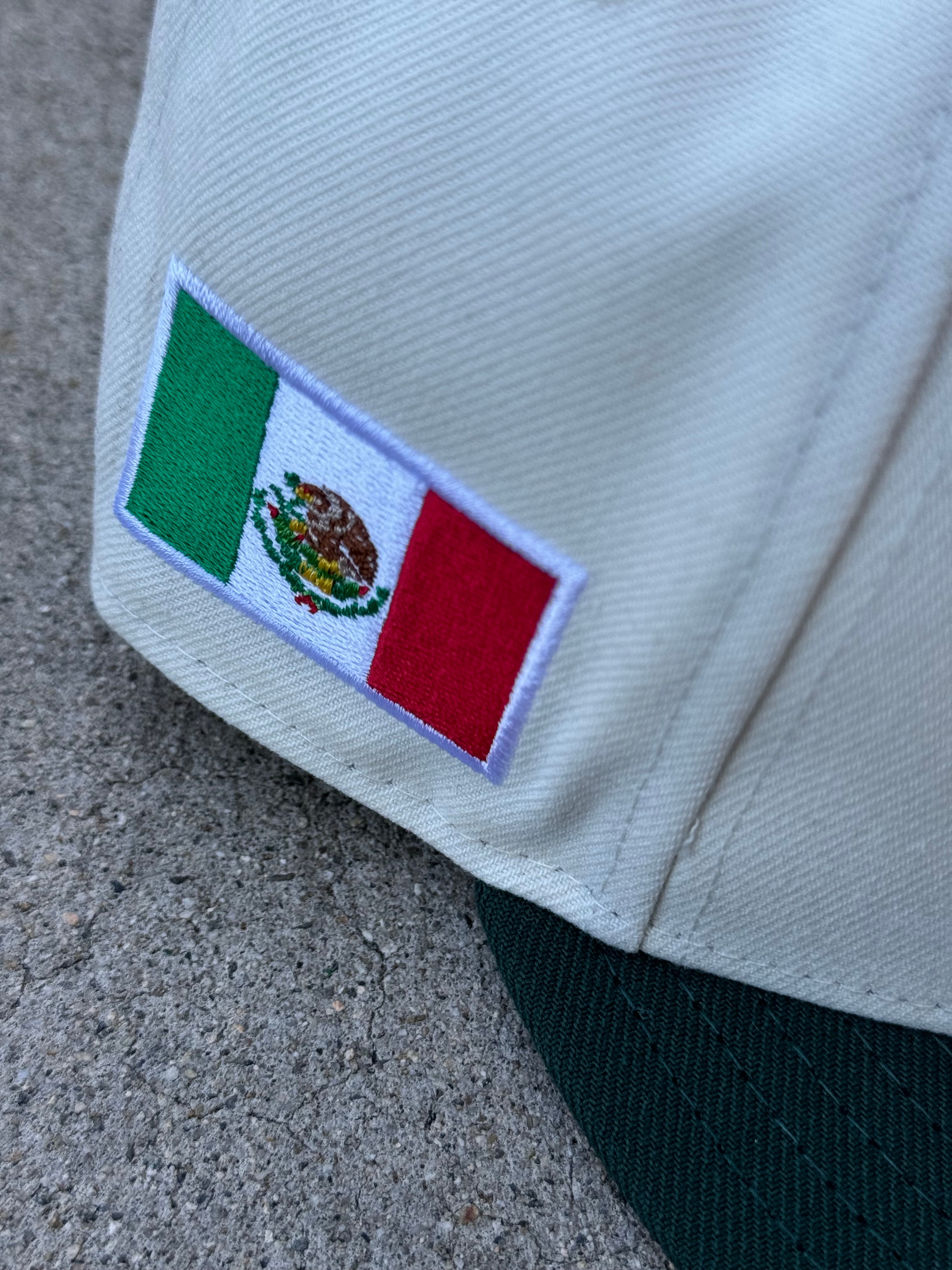 Club America 2Tone Chrome Green Red UV Mexico Flag Patch