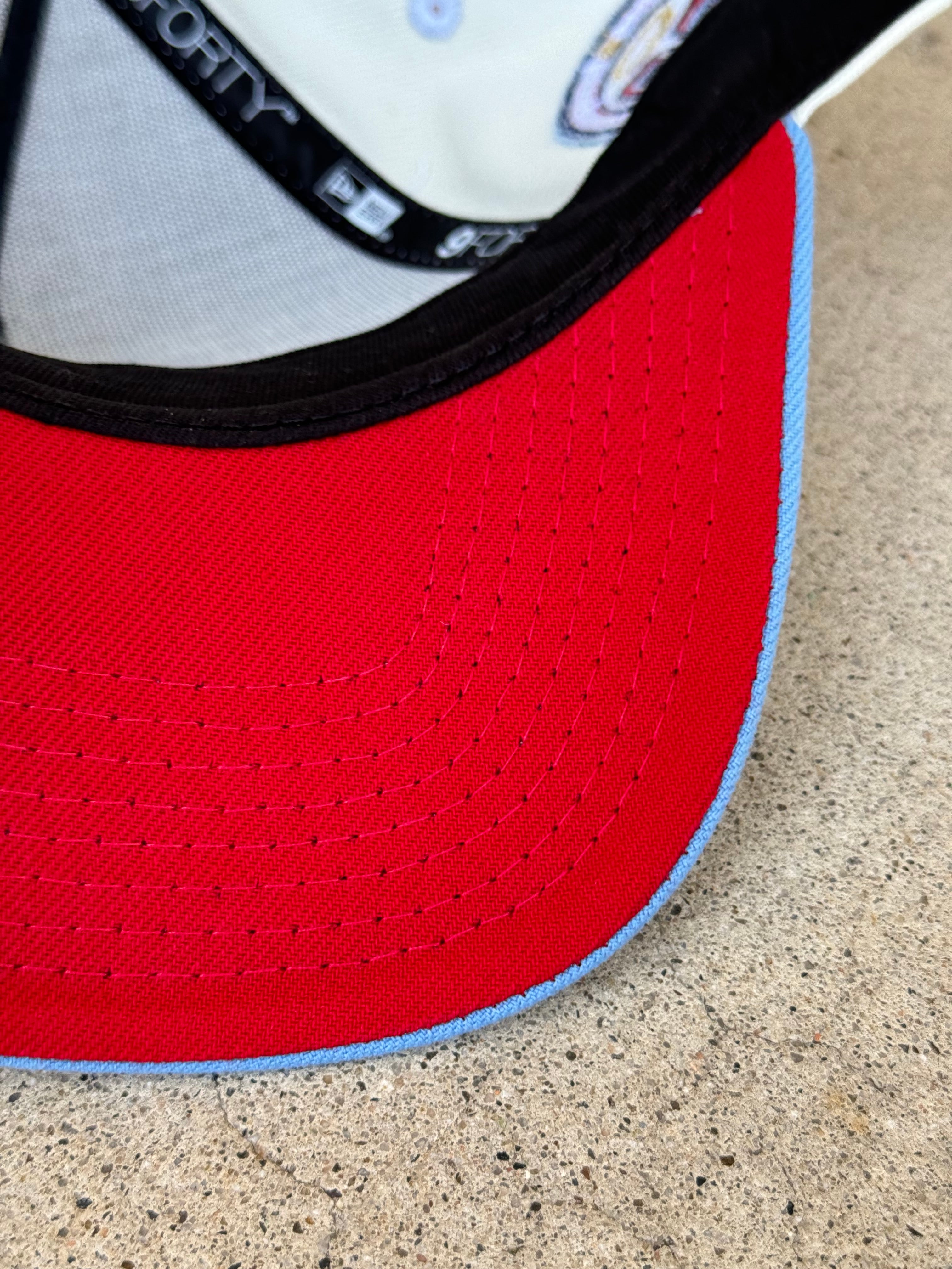 Anaheim Angels Bat Logo Chrome Baby Blue 50th