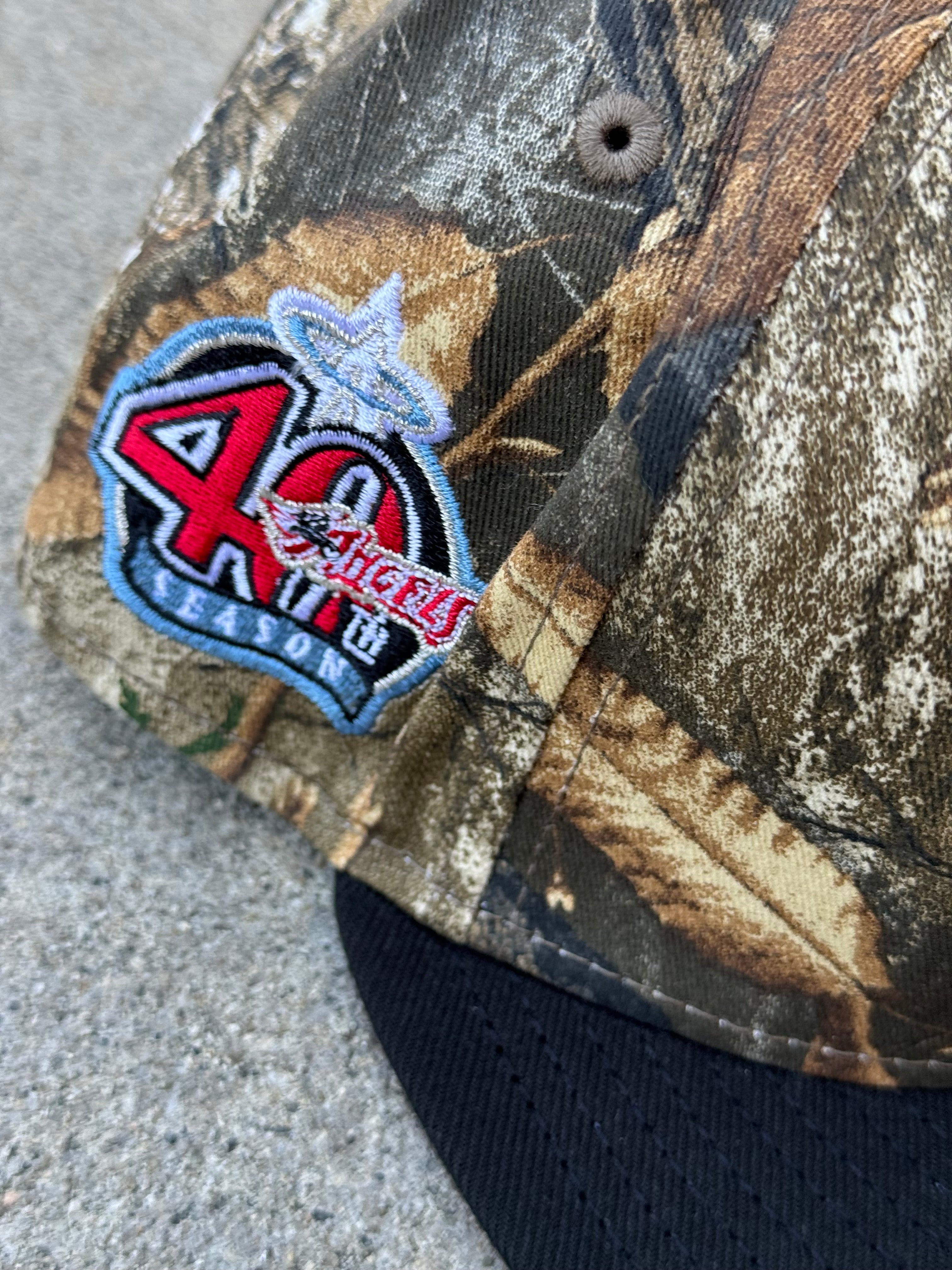 Anaheim Angels Wing 2Tone Real Tree Black Red UV