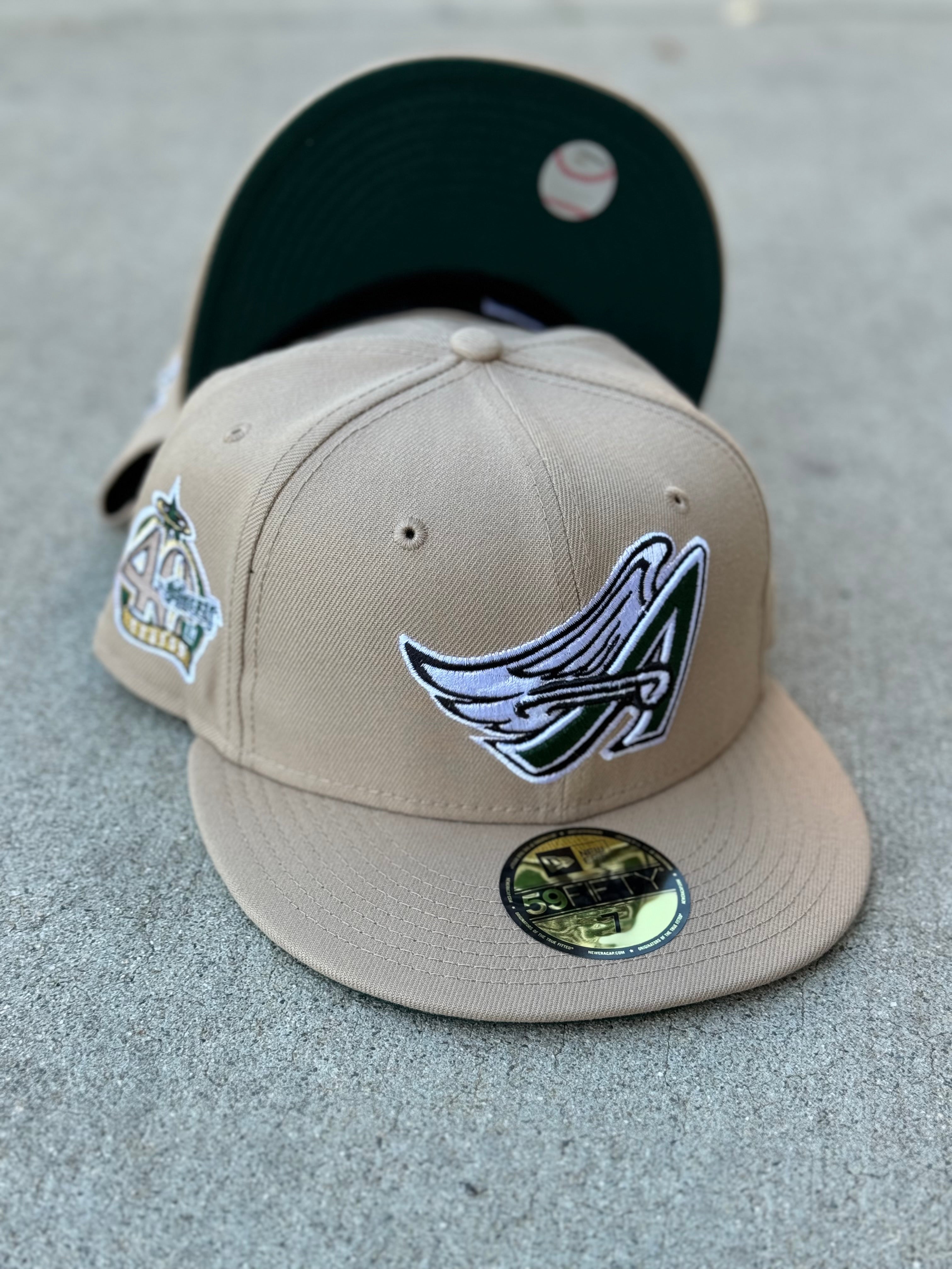 Anaheim Angels Wing Khaki Green UV 40th Anniversary
