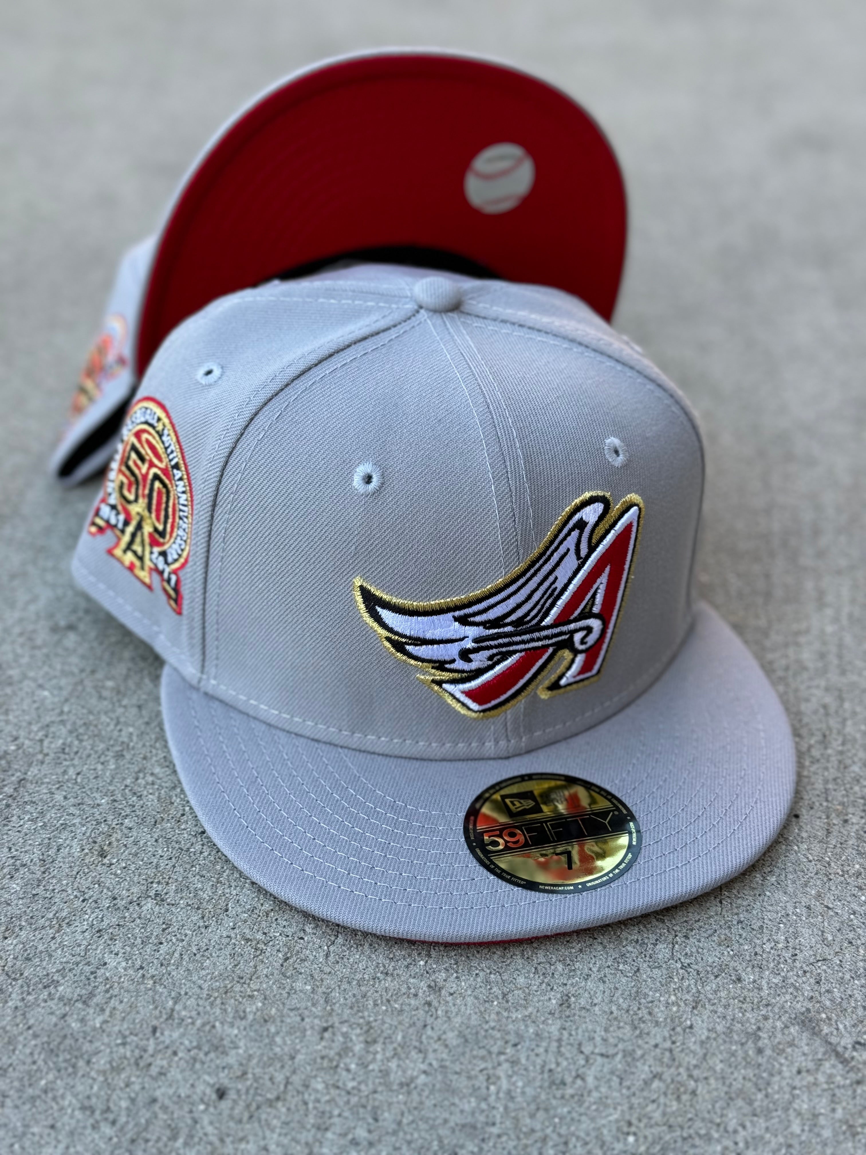 Anaheim Angels Wing Grey Red UV 50th Anniversary