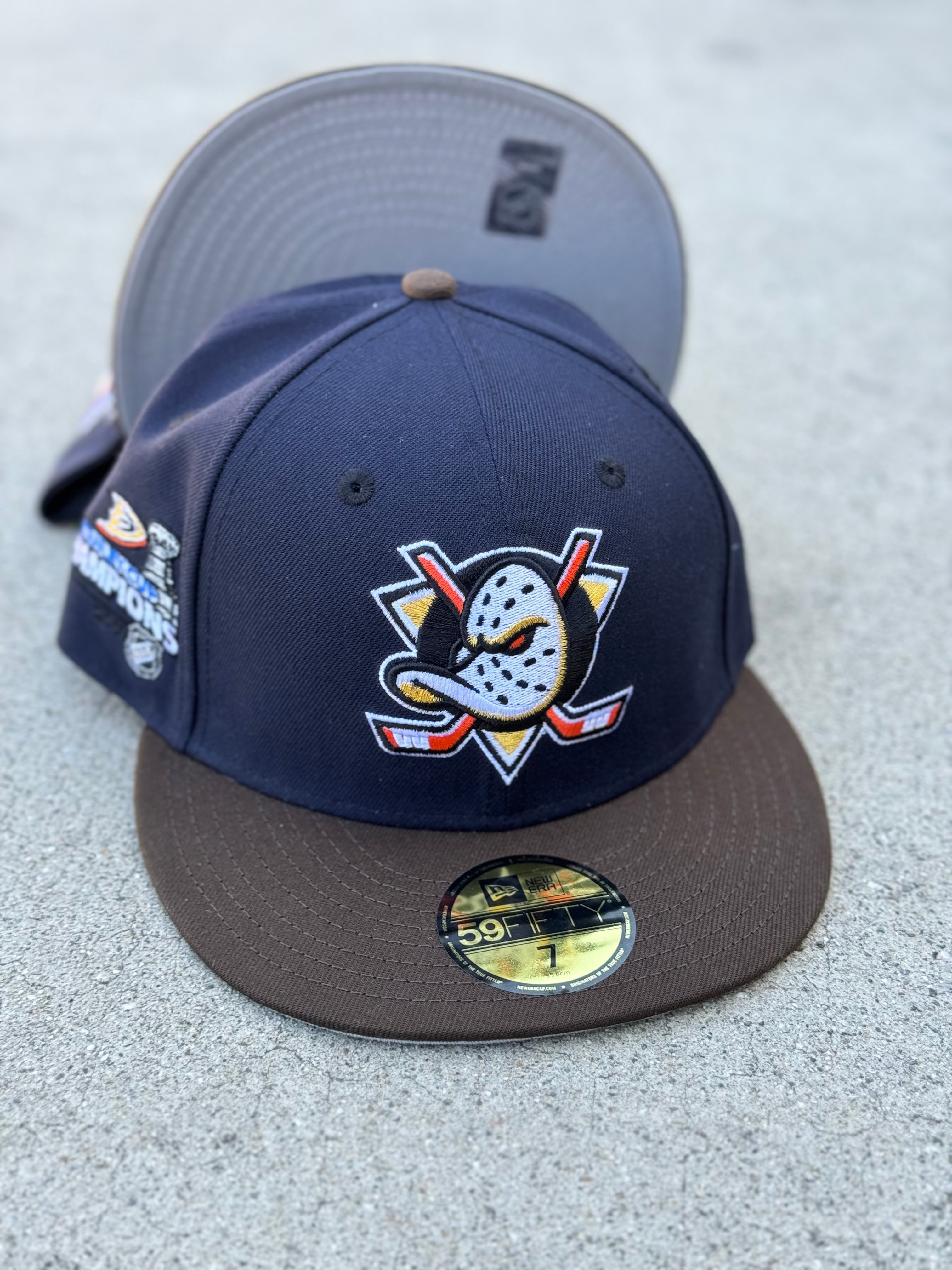 Anaheim Ducks 2Tone Navy Brown Grey UV Stanley 07 Stanley Patch