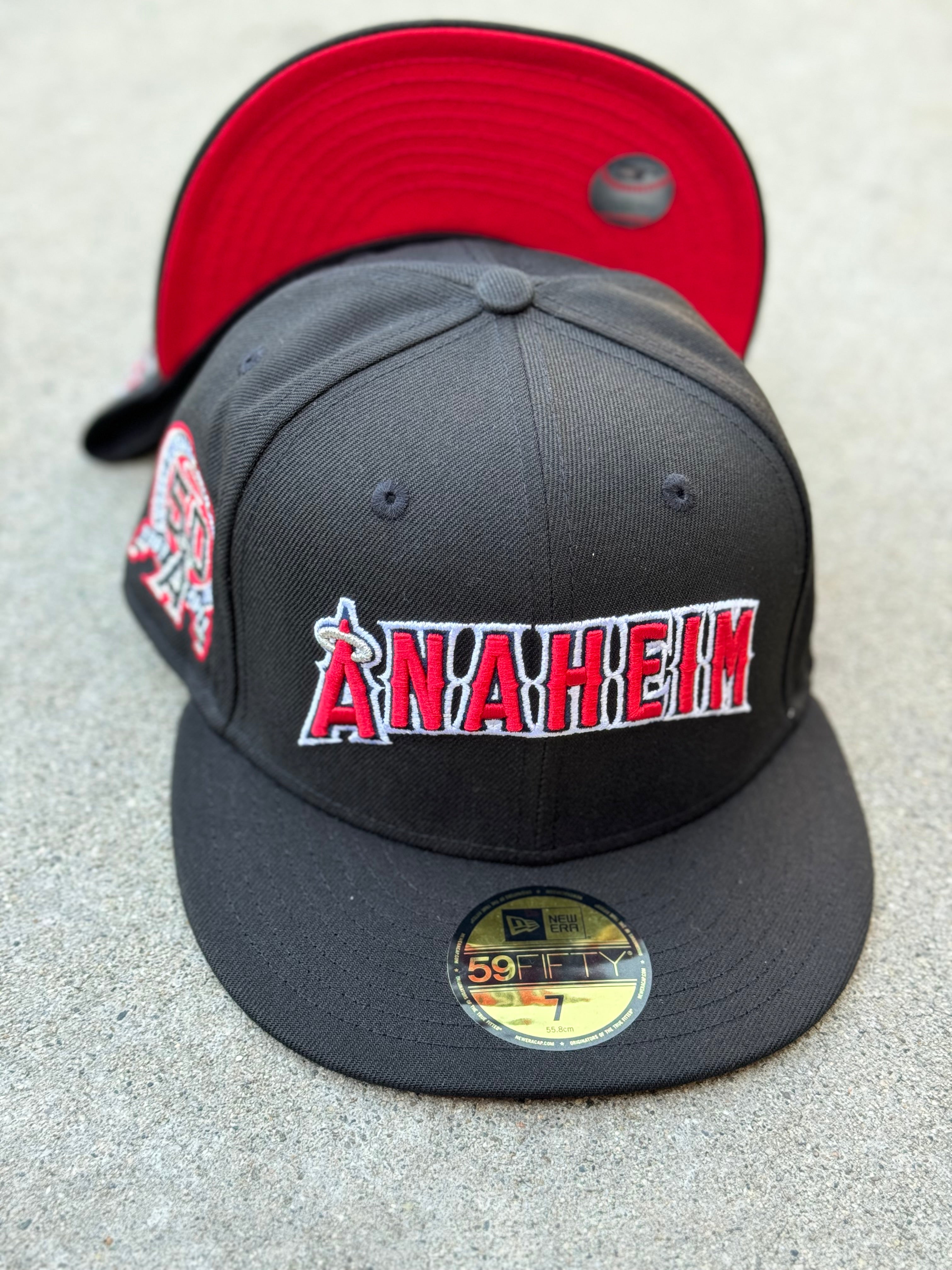 Anaheim Angels Script Black Red UV 50th Patch