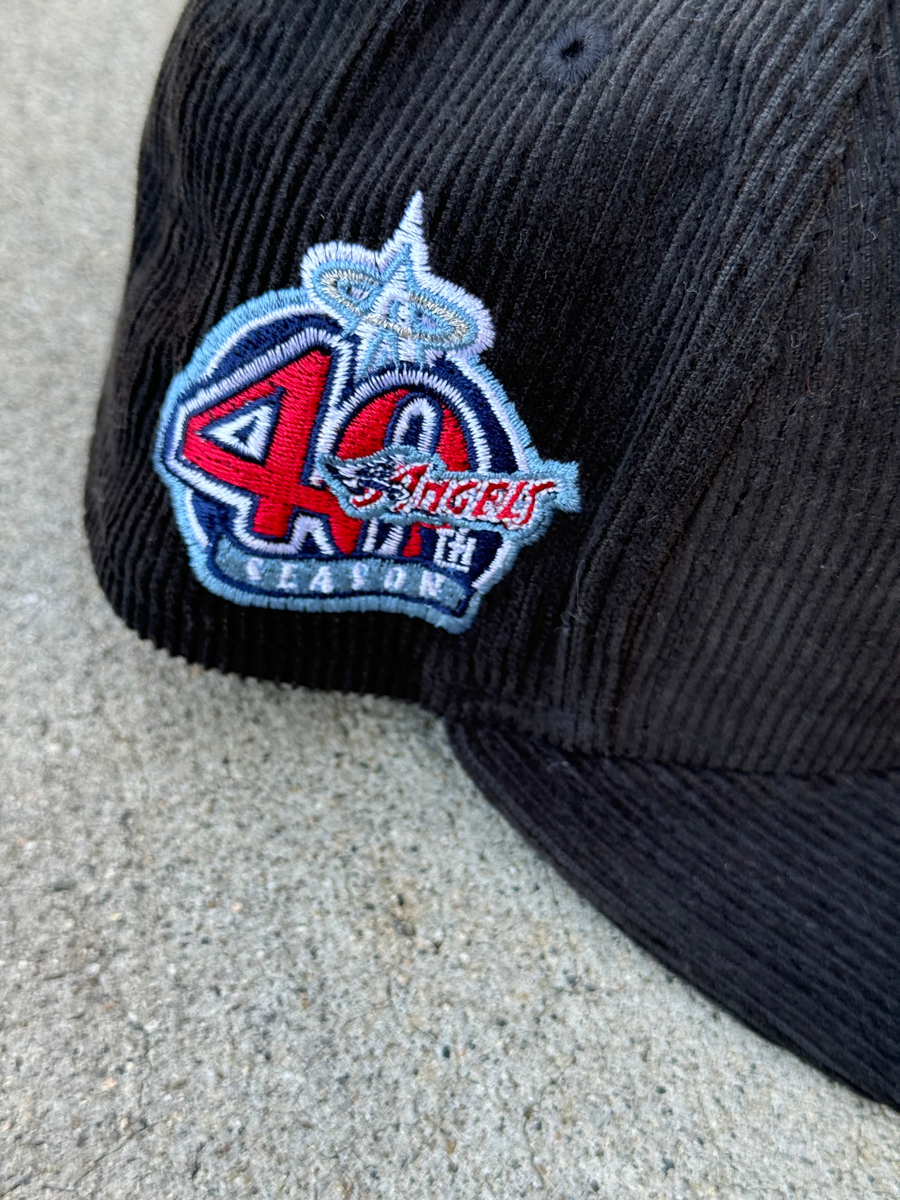 Anaheim Angels Wing Cord Icy UV 40th Anniversary Patch