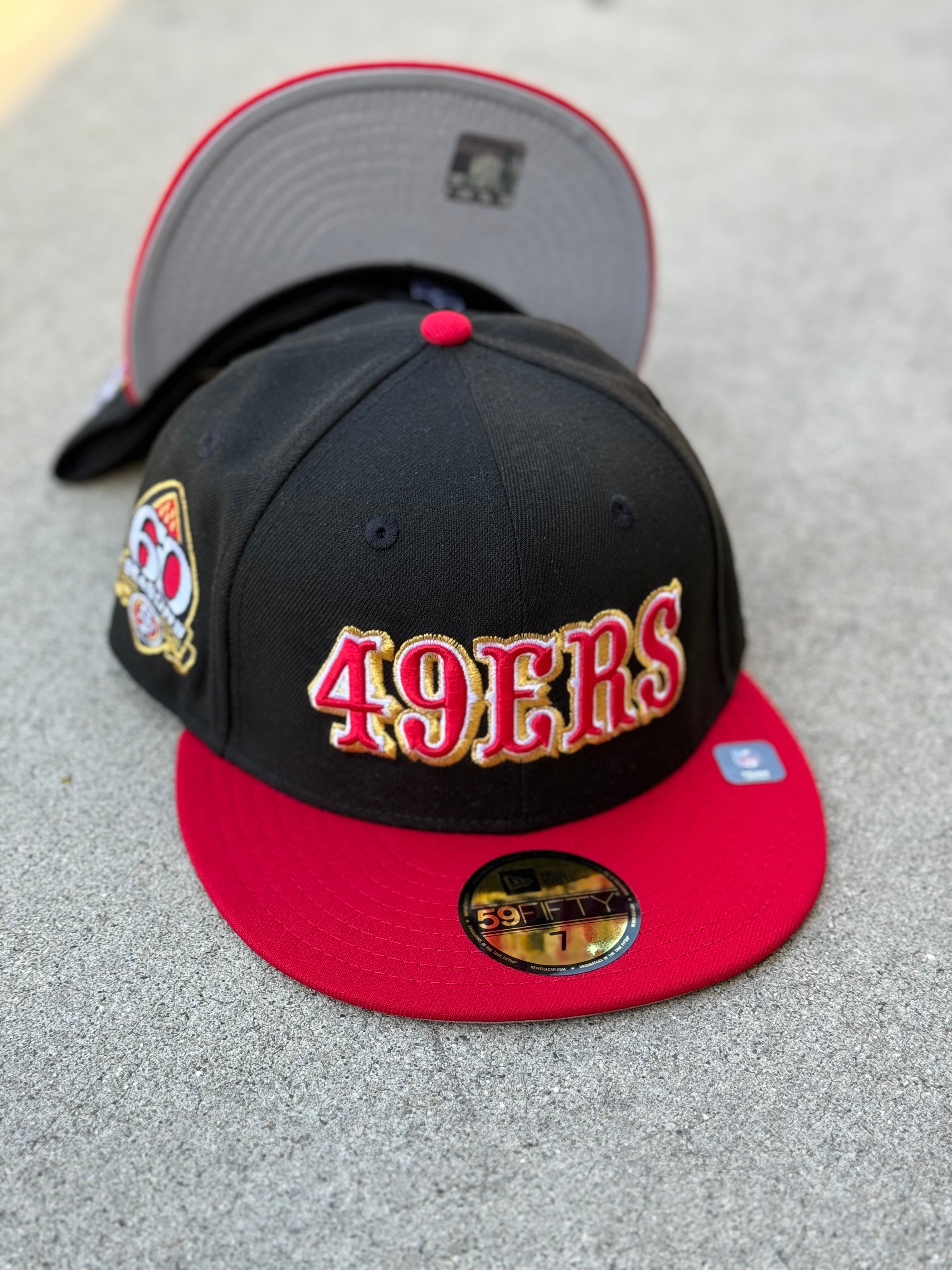 SF 49ers 2tone Black Red Grey UV 60 Season Patch