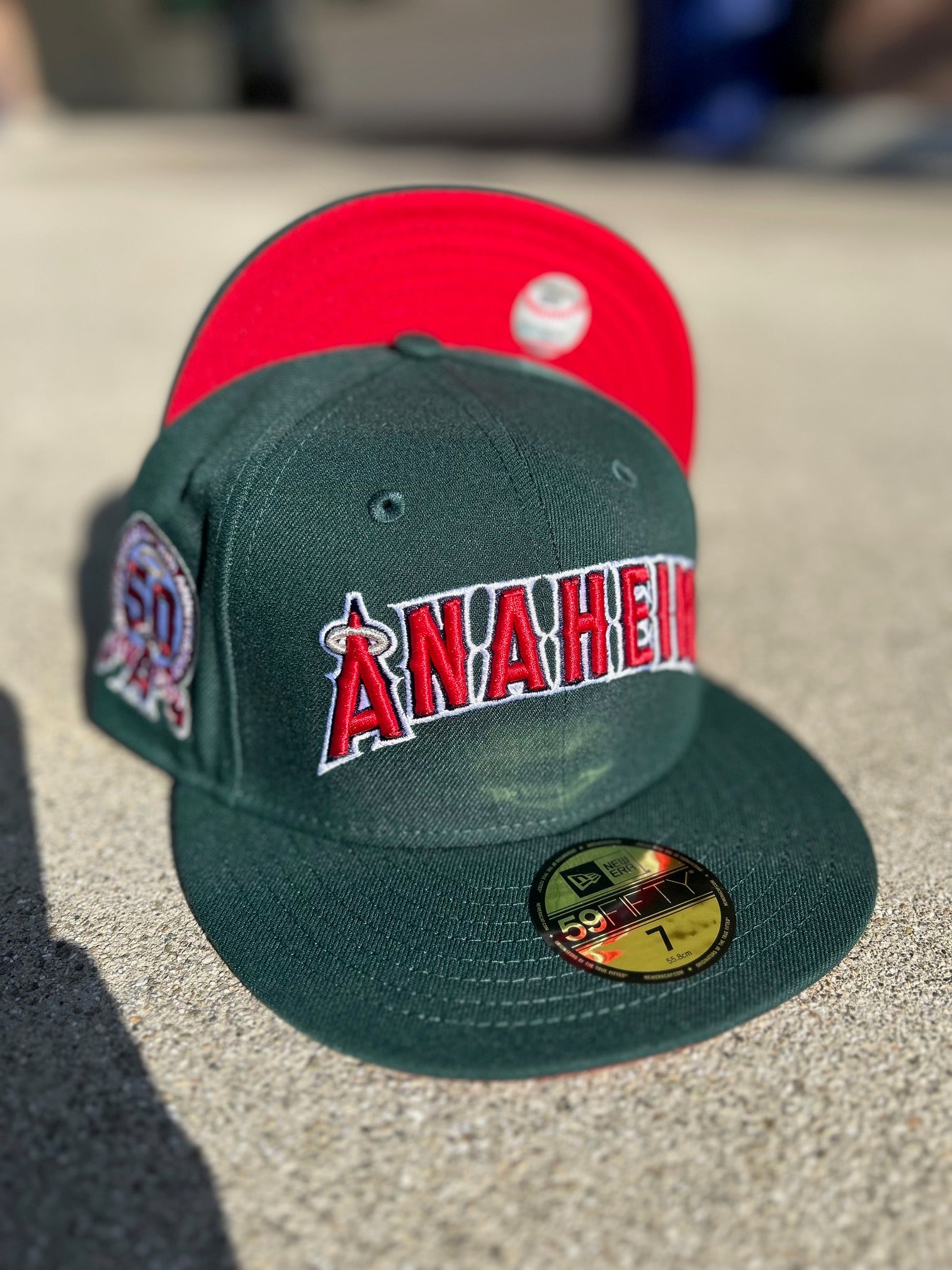New Era Anaheim Angels Anaheim Script Red UV